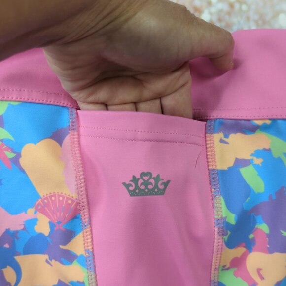 Disney x Black Milk Womens S Dream It Princess Athletic Capri Pants - Picture 3 of 10